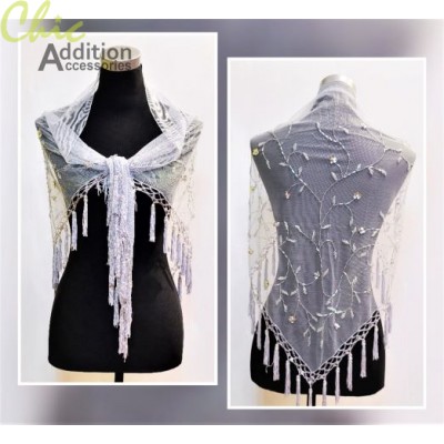 Beaded shawl 04-424A